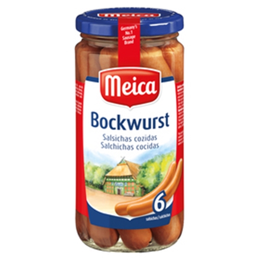 Salsichas Alem s Bockwurst  6 unidades Meica Continente 